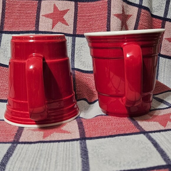 Red Cup Living 12 oz. Red Porcelain Coffee Mug - Picture 6 of 11